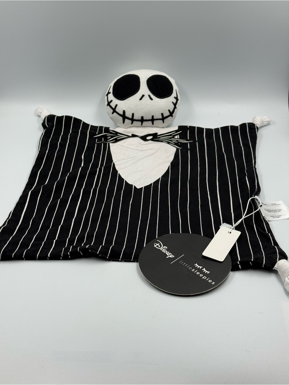 Little Sleepies Disney Jack Skellington Lovey Plush Stuffed TNBC New Bamboo